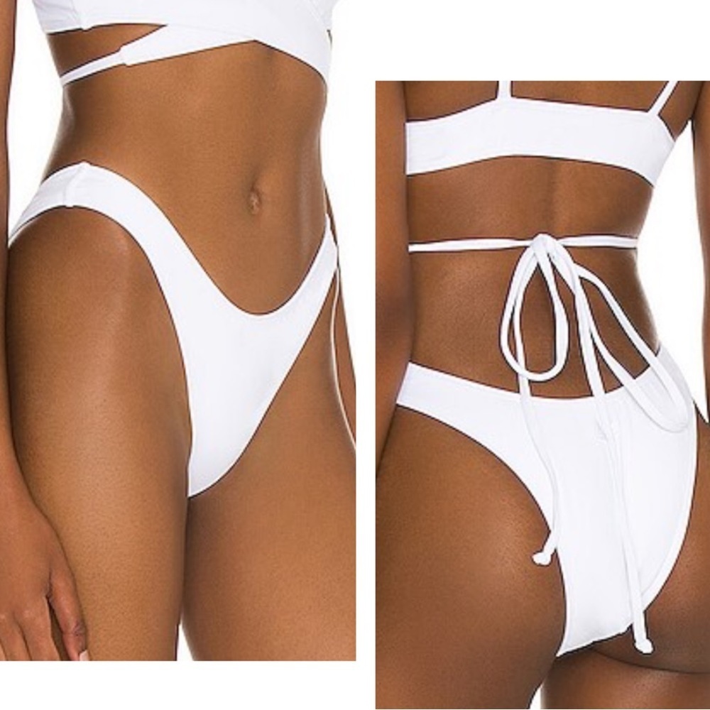 EUC Minimale Animale Wall Street bikini brief swim bottom in sea salt white
